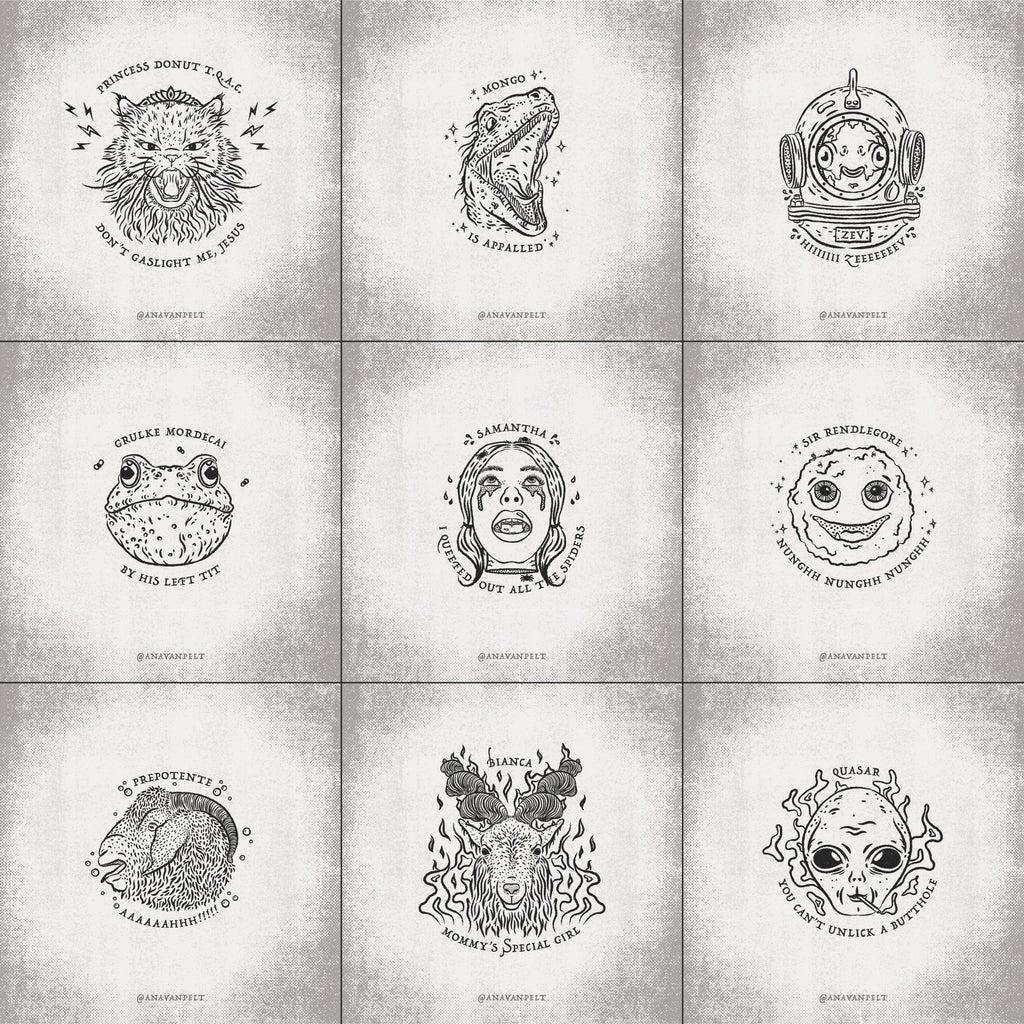 dungeon crawler carl therapy sketch compendium by ana van pelt