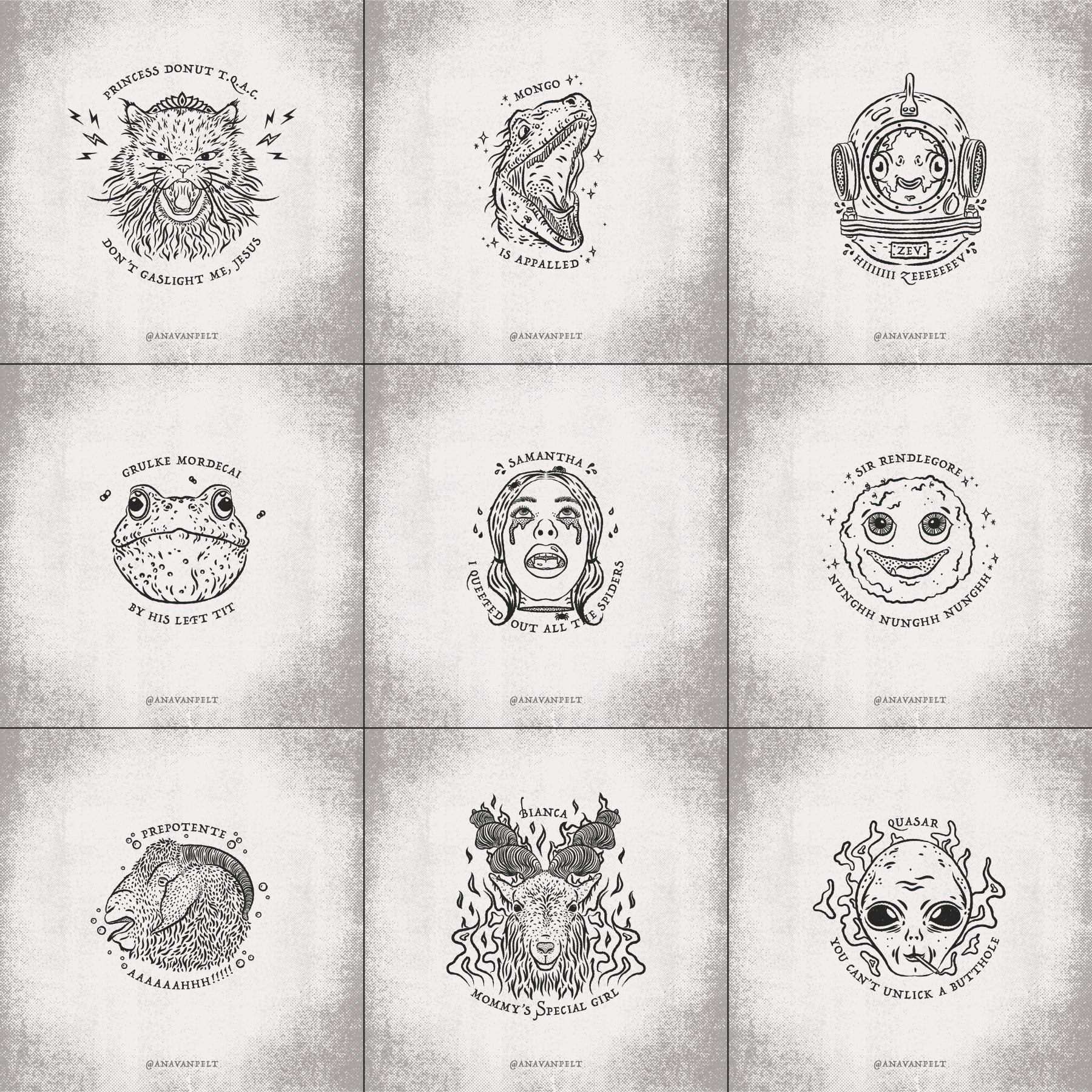 dungeon crawler carl therapy sketch compendium by ana van pelt
