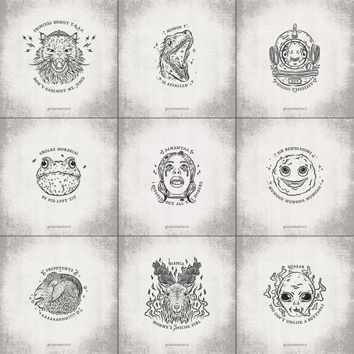 dungeon crawler carl therapy sketch compendium by ana van pelt
