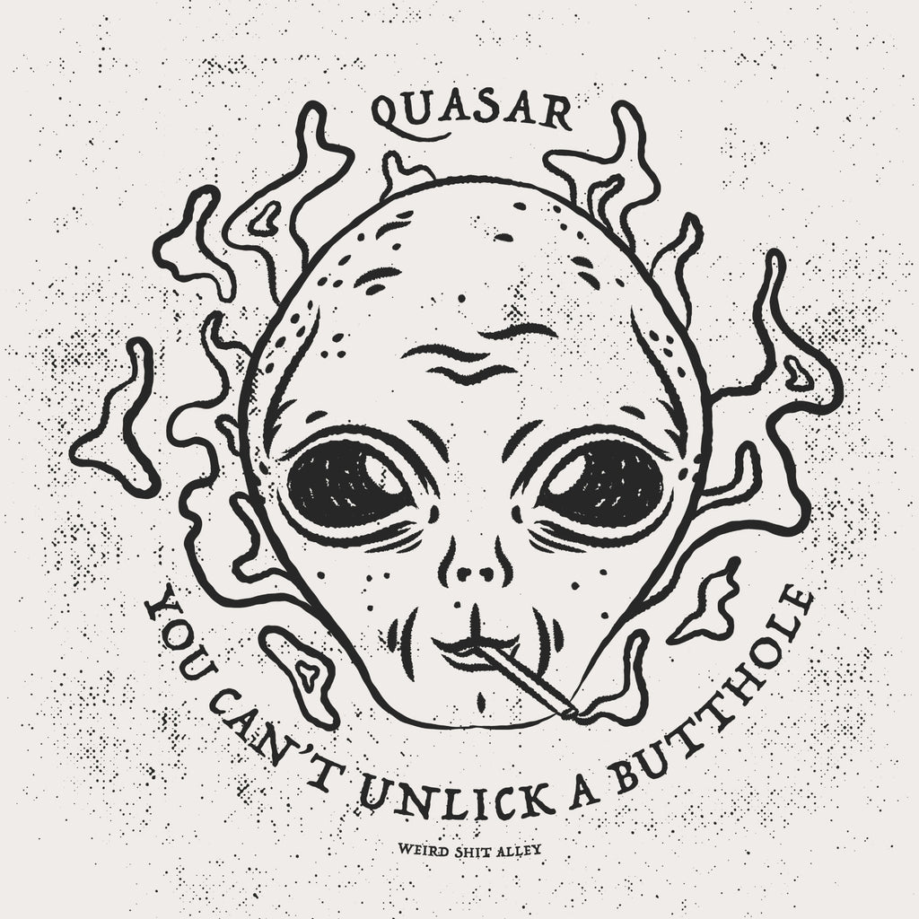 dungeon crawler carl quasar you can't unlick a butthole art print product mockup detailed image