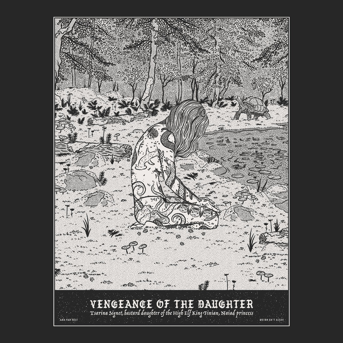 weird shit alley dungeon crawler carl tsarina signet vengeance of the daughter shirt design