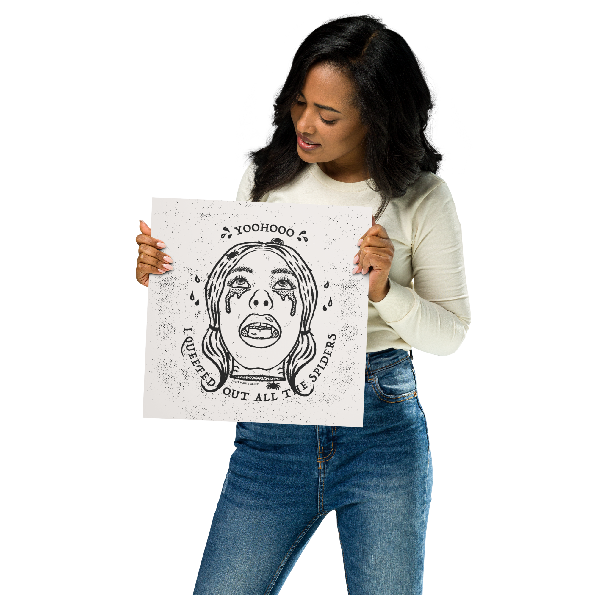 dungeon crawler carl samantha queef print product mockup