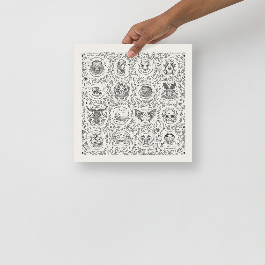 dungeon crawler carl friends art print product mockup