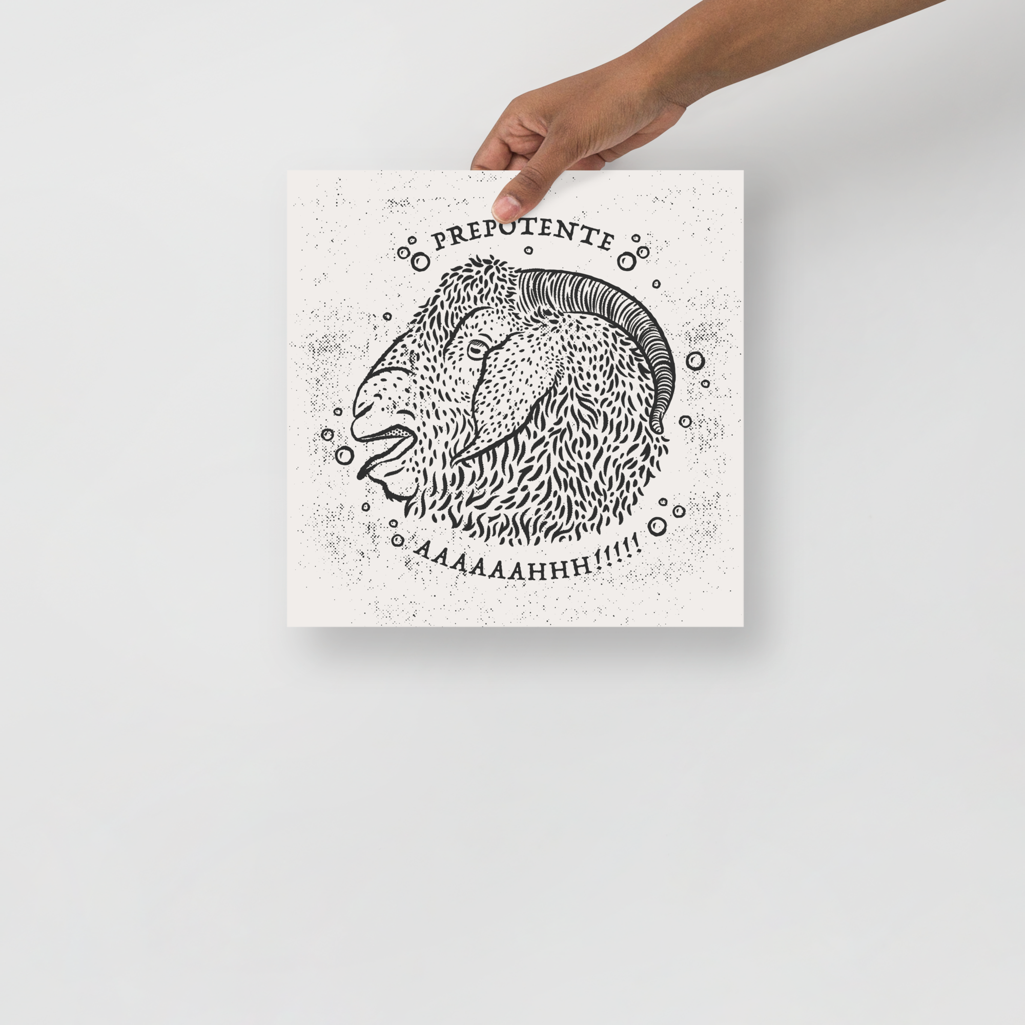 dungeon crawler carl prepotente art print product mockup