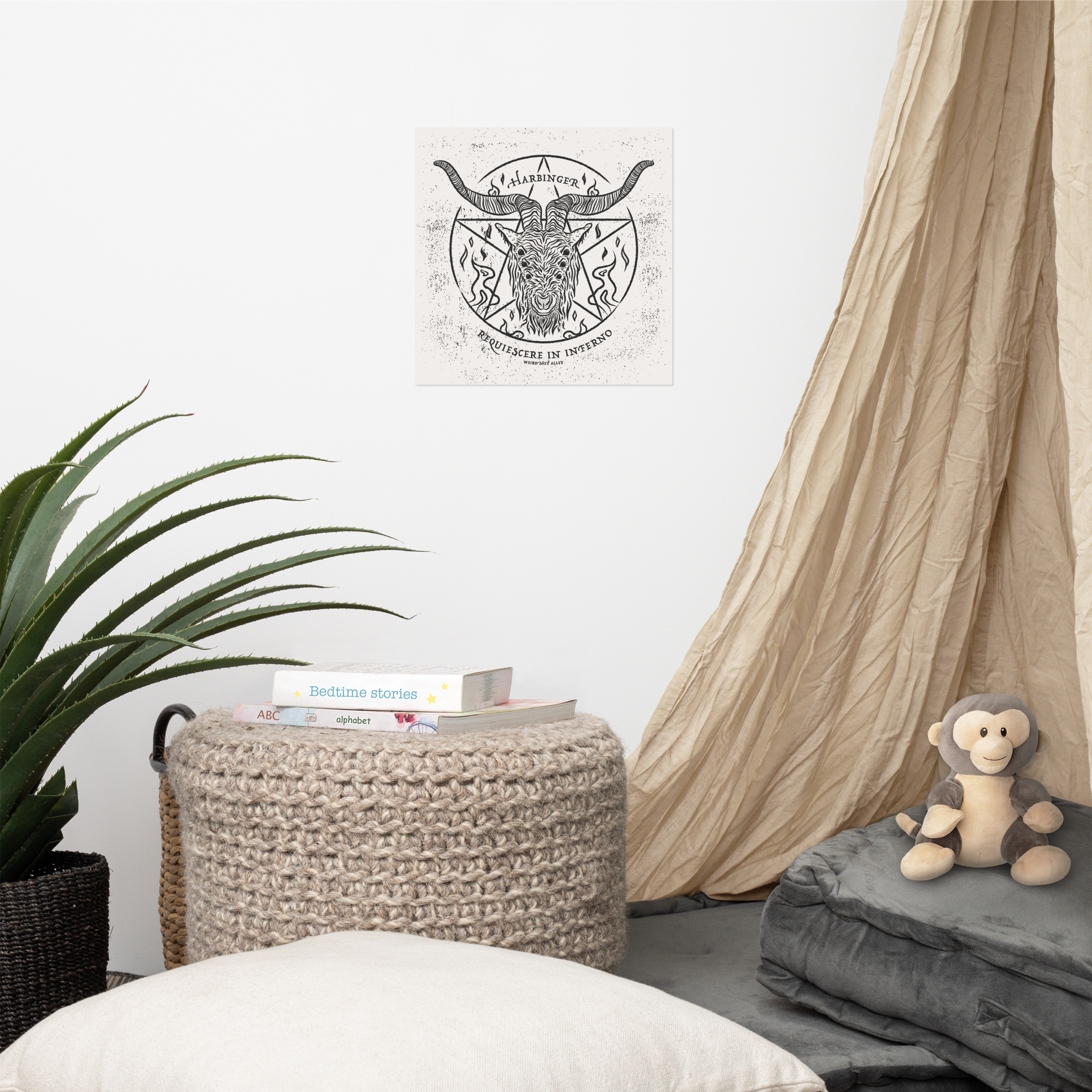 dungeon crawler carl harbinger art print product mockup