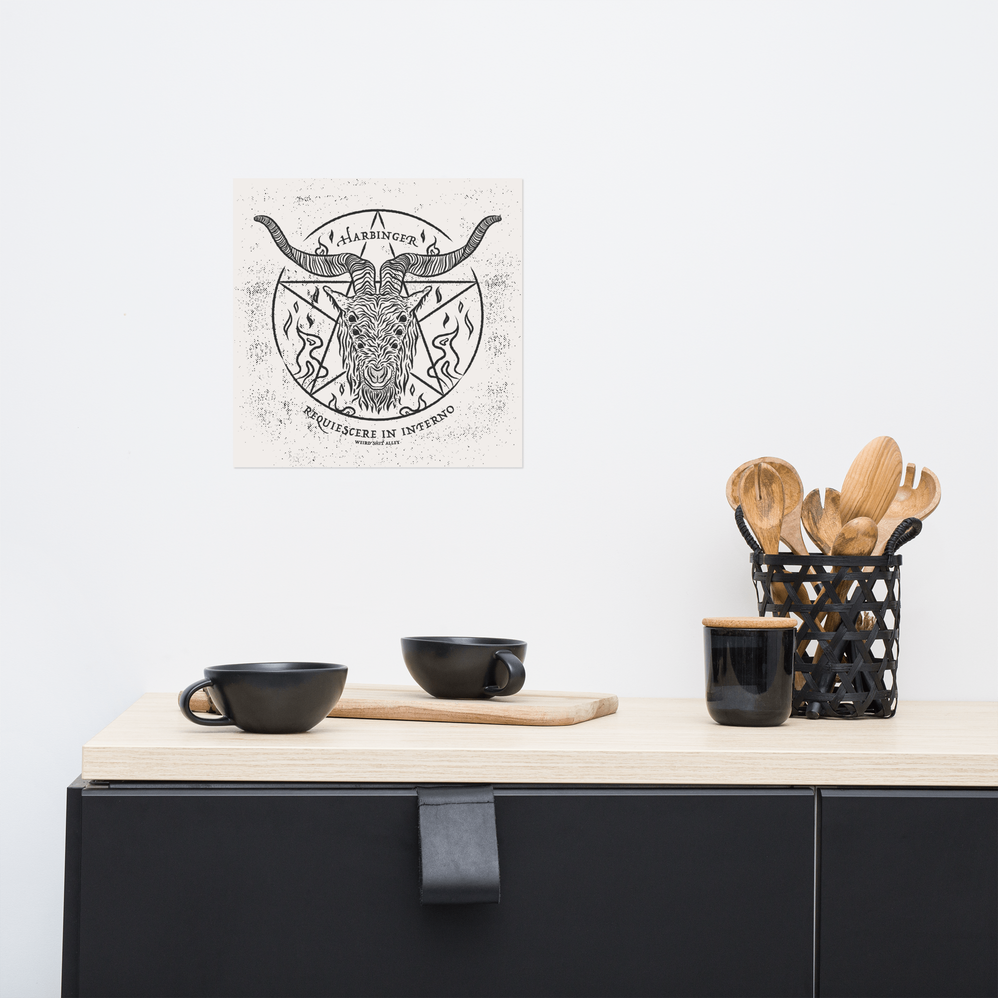 dungeon crawler carl harbinger art print product mockup