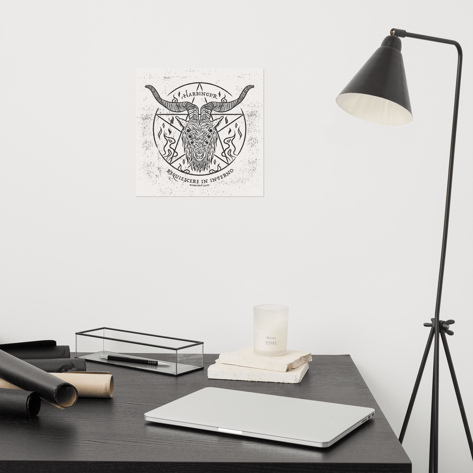dungeon crawler carl harbinger art print product mockup