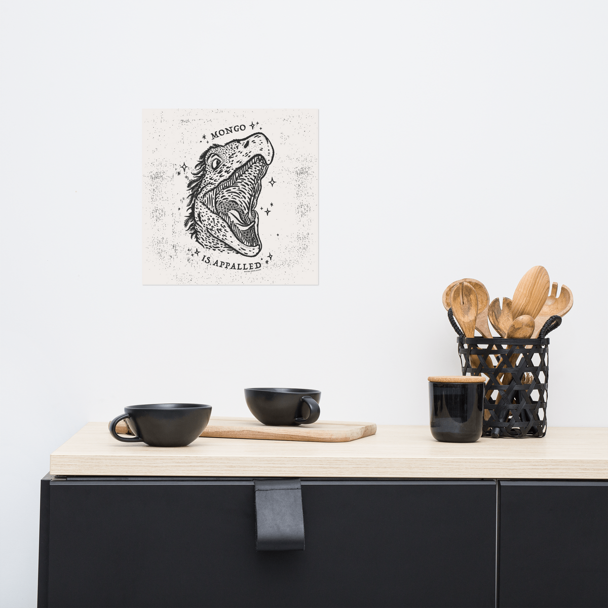 weird shit alley dungeon crawler carl mongo art print product image