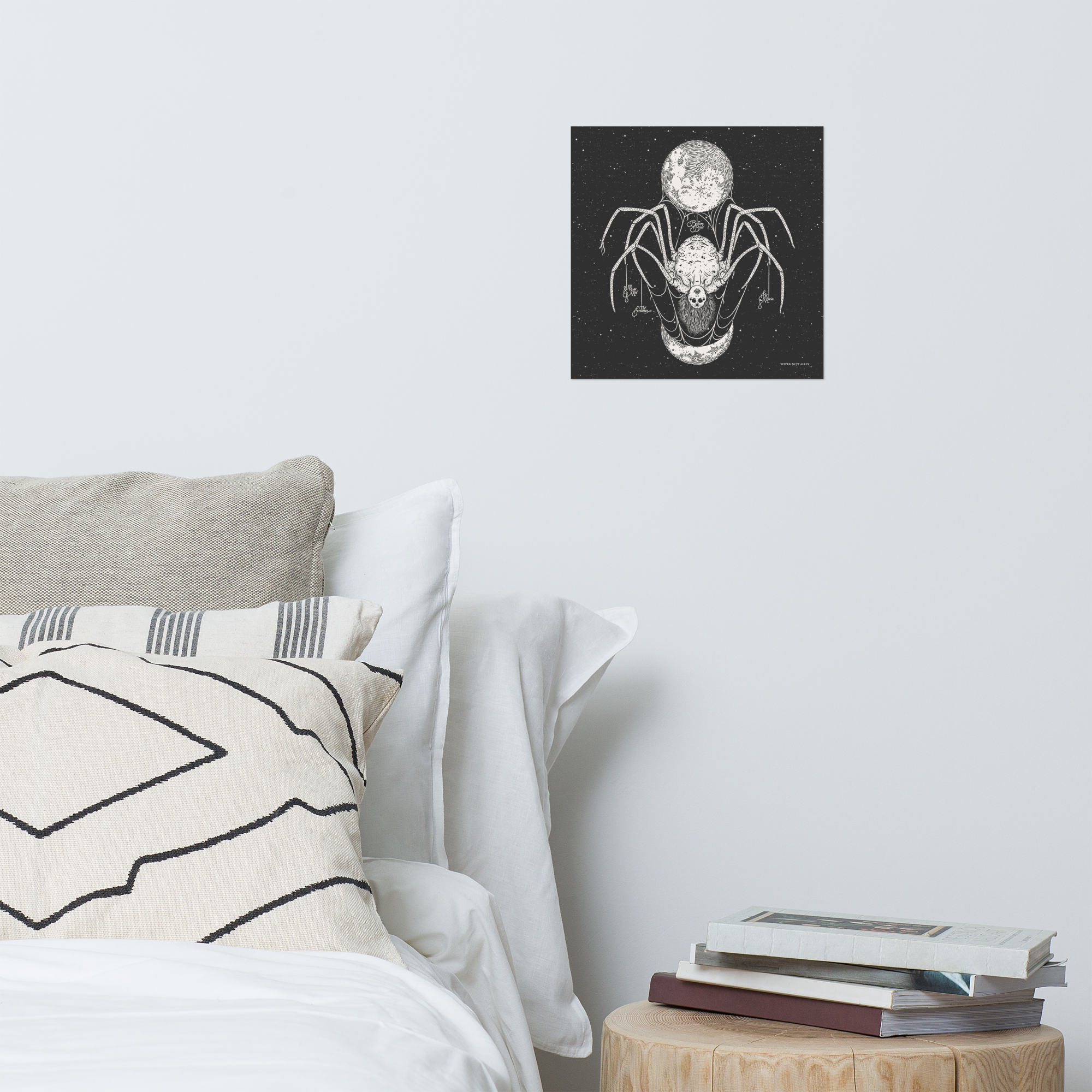 weird shit alley dungeon crawler carl shi maria bedlam bride art print product image