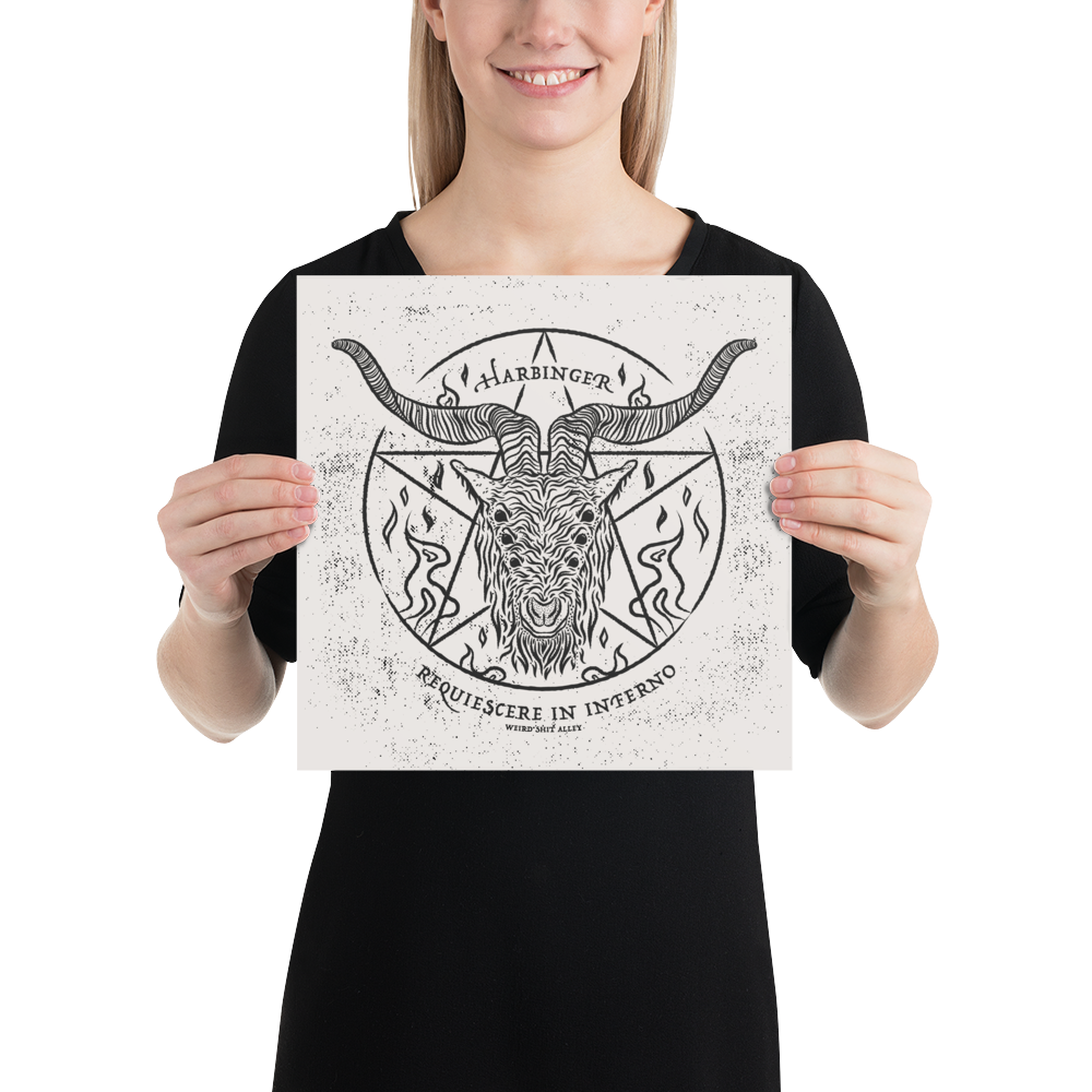 dungeon crawler carl harbinger art print product mockup