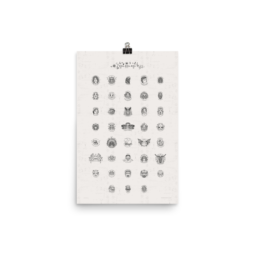 dungeon crawler carl compendium art print illustrated by ana van pelt