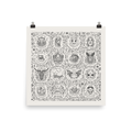 dungeon crawler carl friends art print product mockup