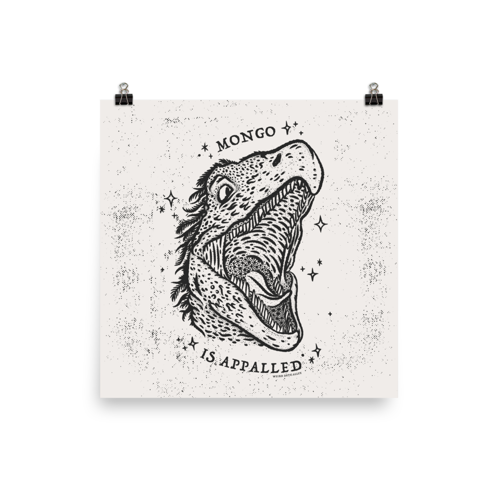 weird shit alley dungeon crawler carl mongo art print product image