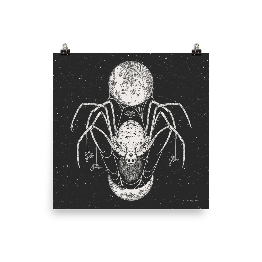weird shit alley dungeon crawler carl shi maria bedlam bride art print product image