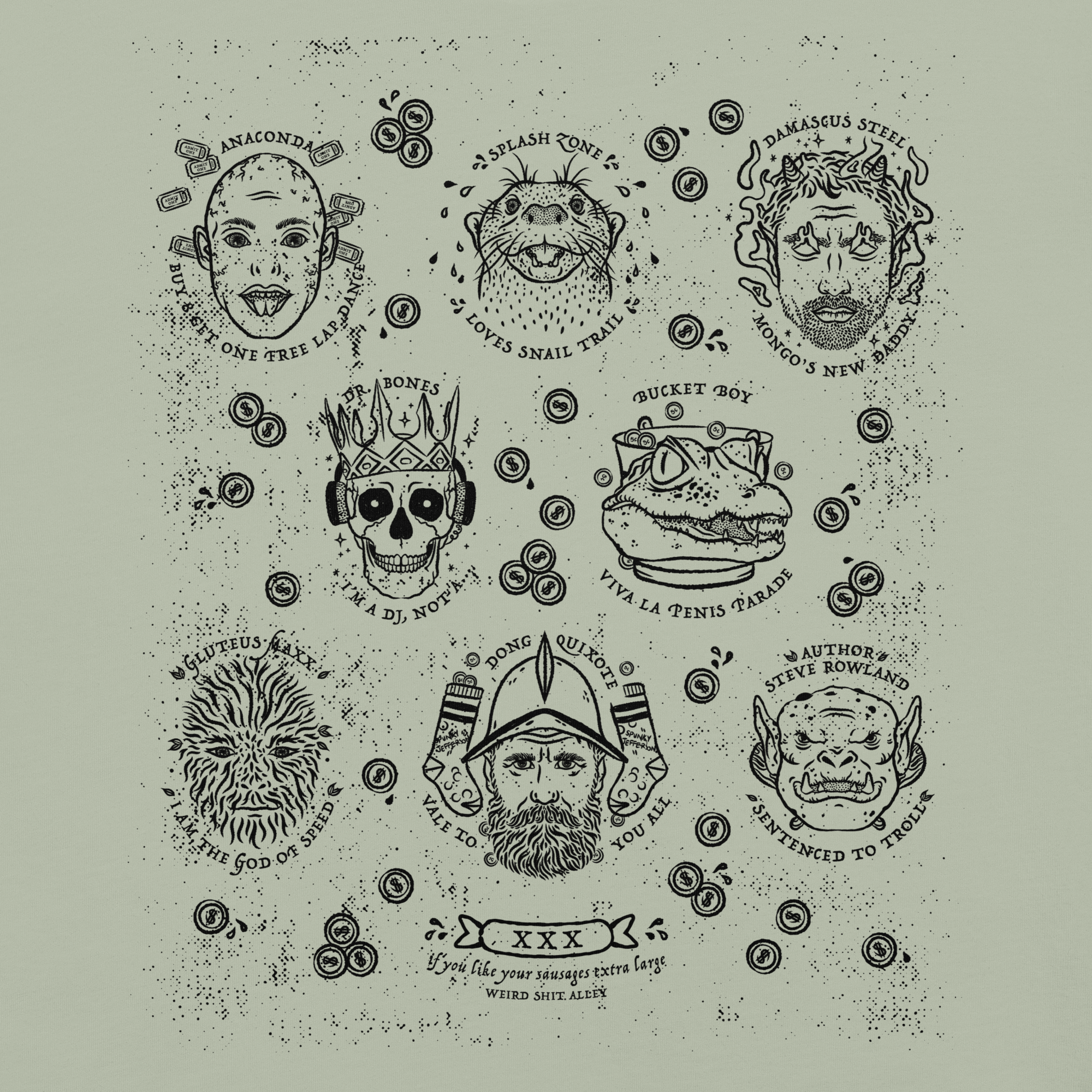 dungeon crawler carl penis parade shirt product mockup