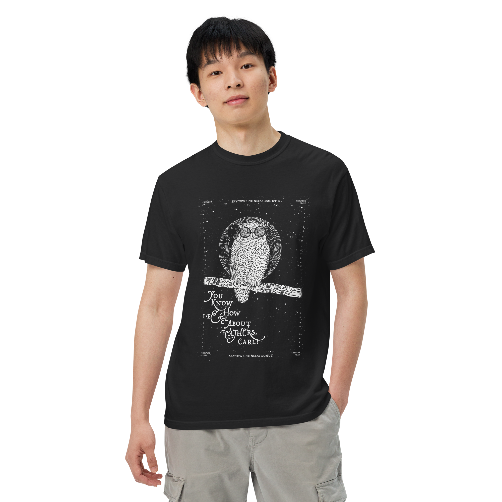 weird shit alley dungeon crawler carl skyfowl donut shirt product image