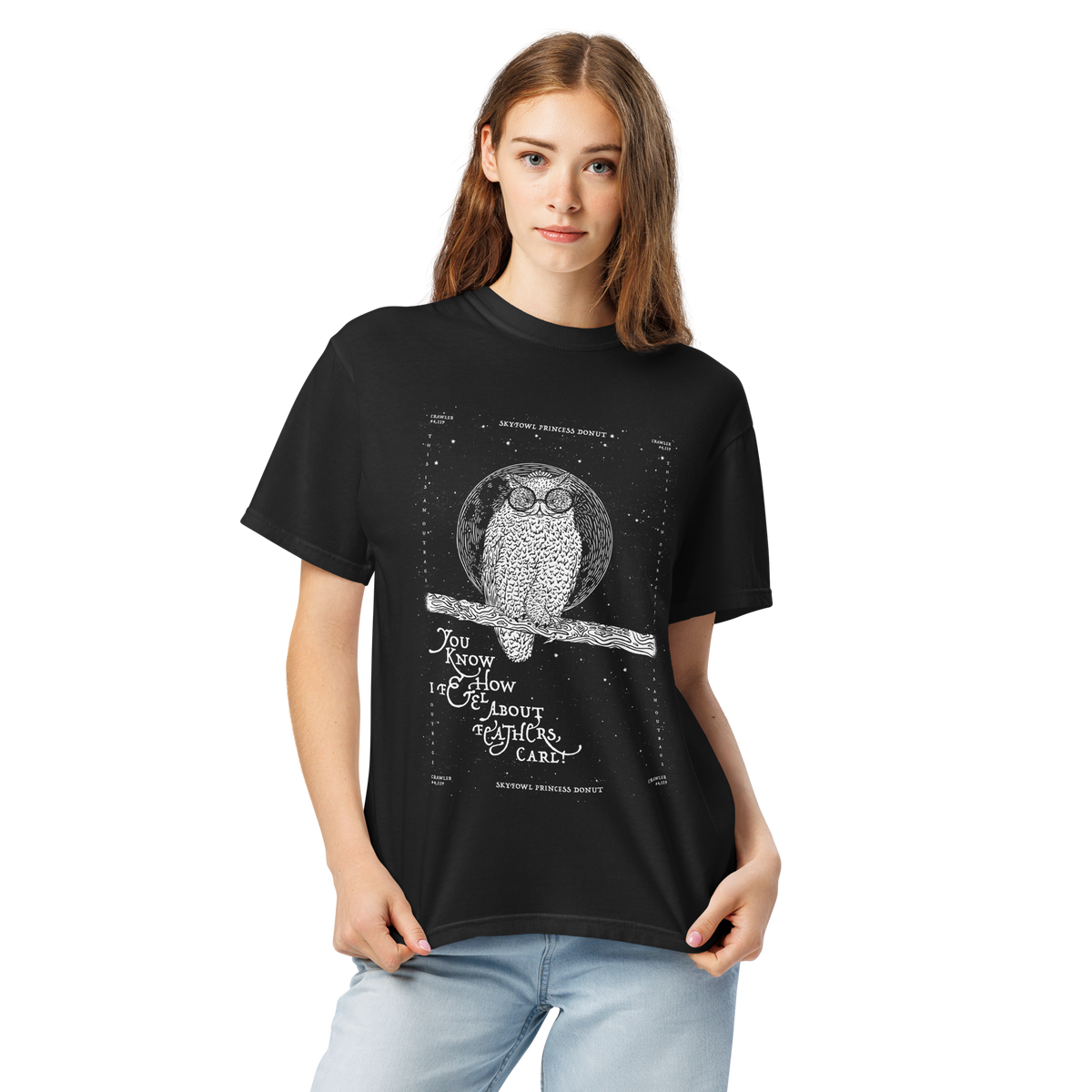 weird shit alley dungeon crawler carl skyfowl donut shirt product image