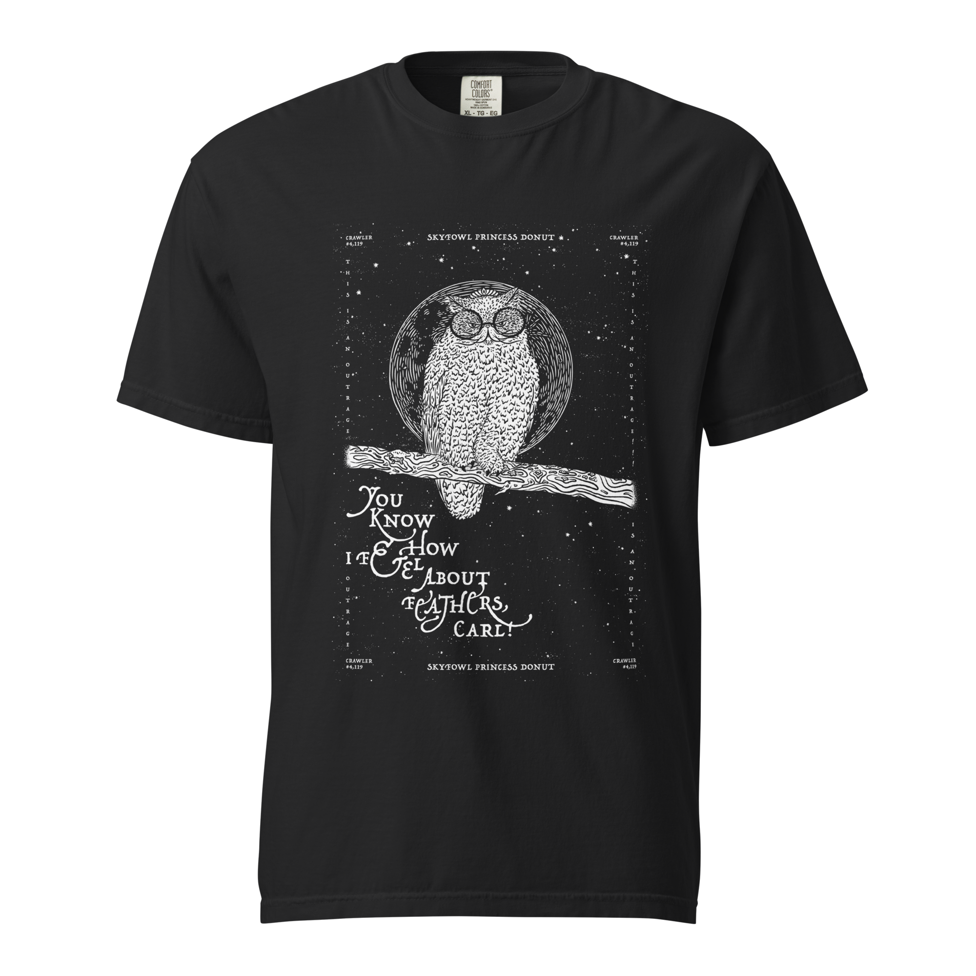 weird shit alley dungeon crawler carl skyfowl donut shirt product image