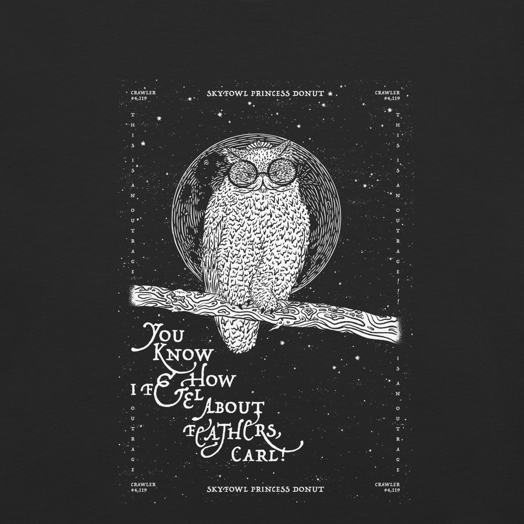 weird shit alley dungeon crawler carl skyfowl donut shirt product image