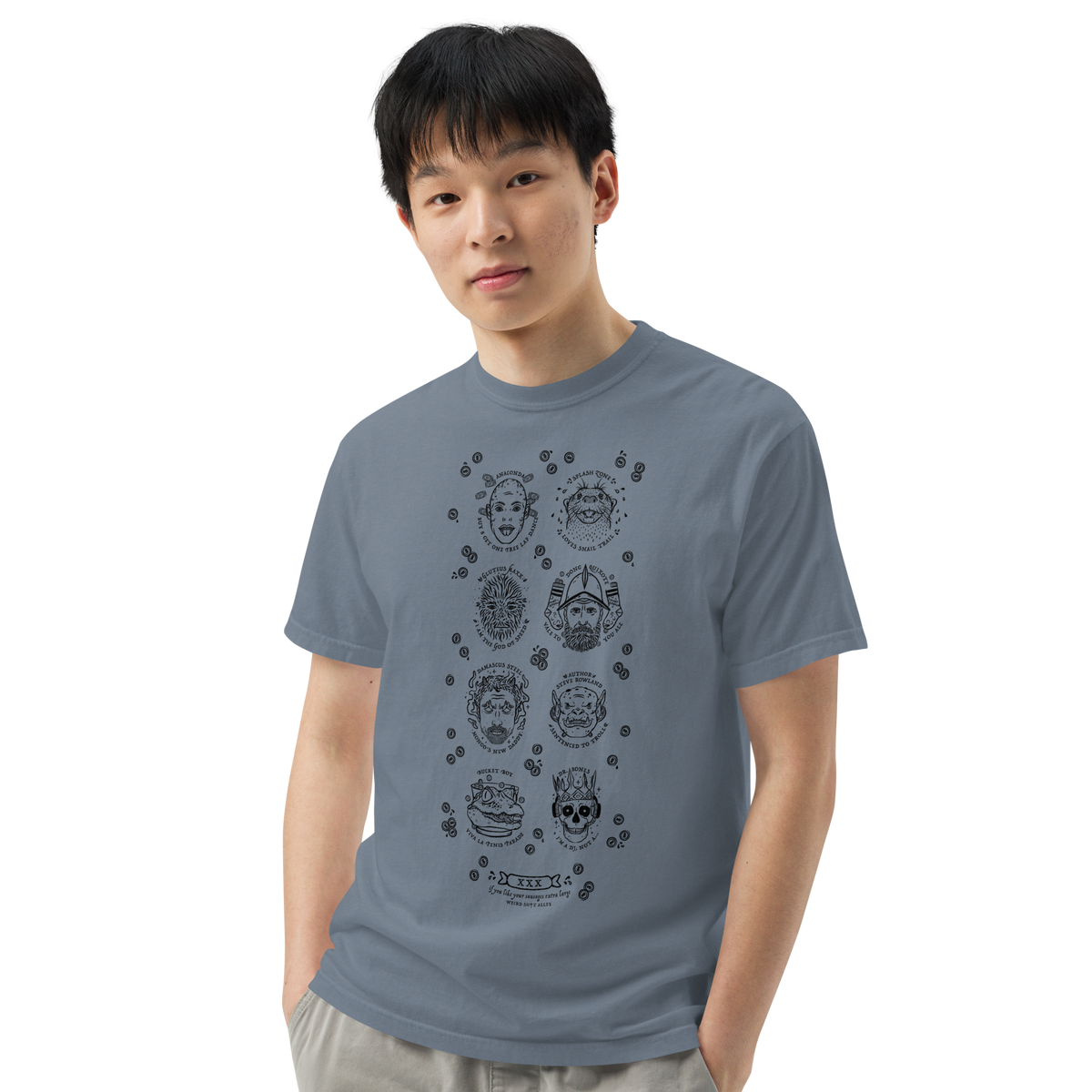 weird shit alley dungeon crawler carl penis parade vert tee product image
