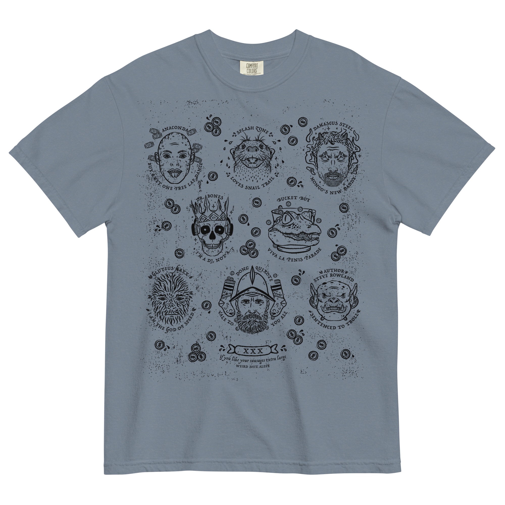 dungeon crawler carl penis parade shirt product mockup