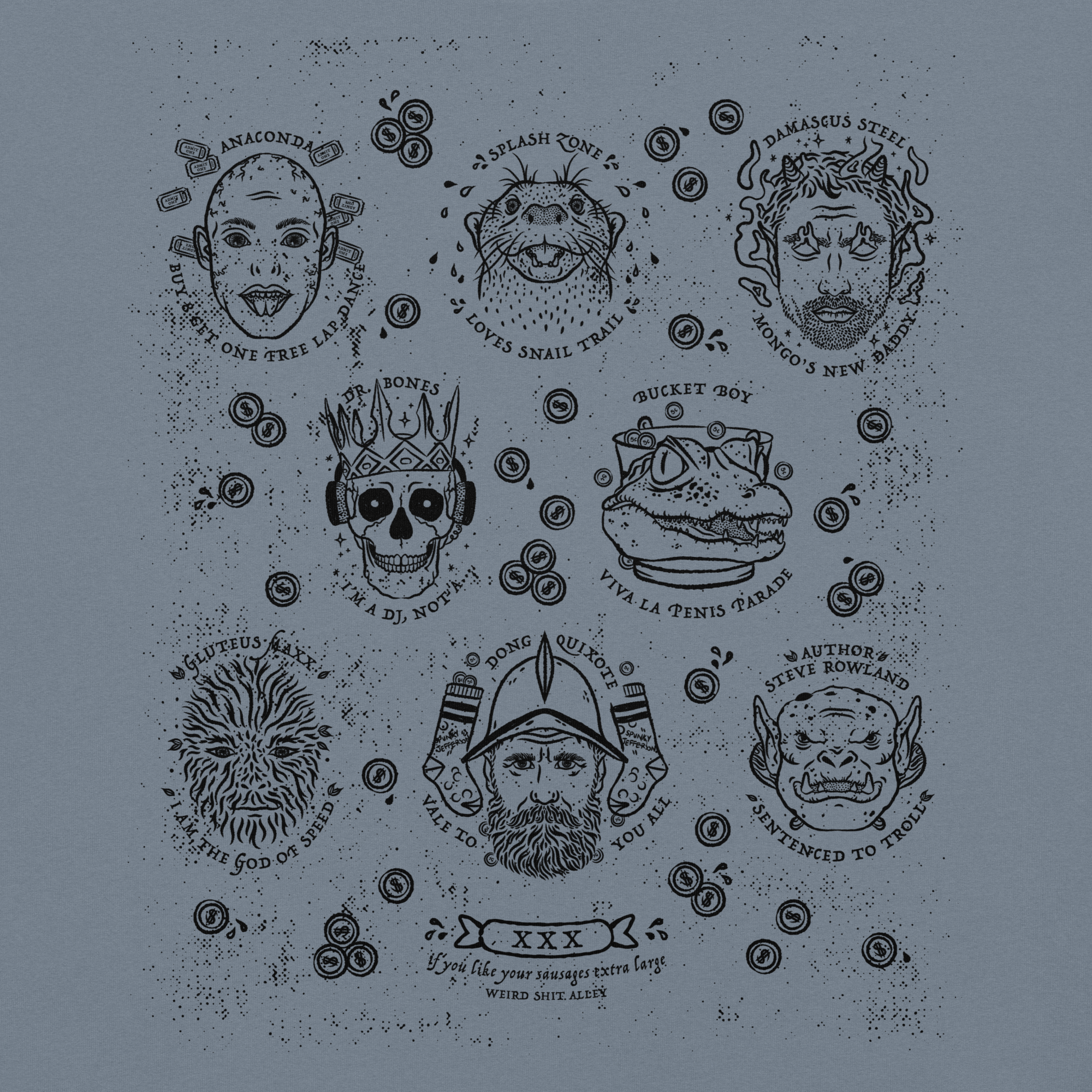 dungeon crawler carl penis parade shirt product mockup
