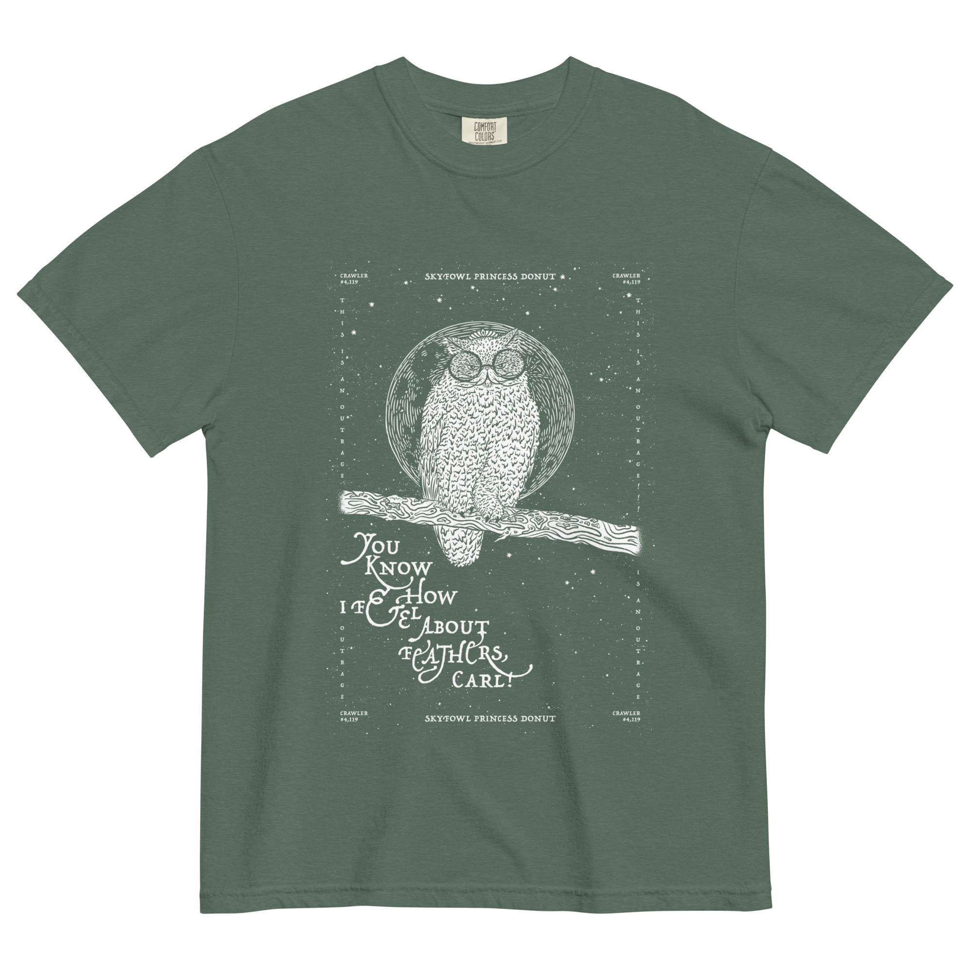 weird shit alley dungeon crawler carl skyfowl donut shirt product image