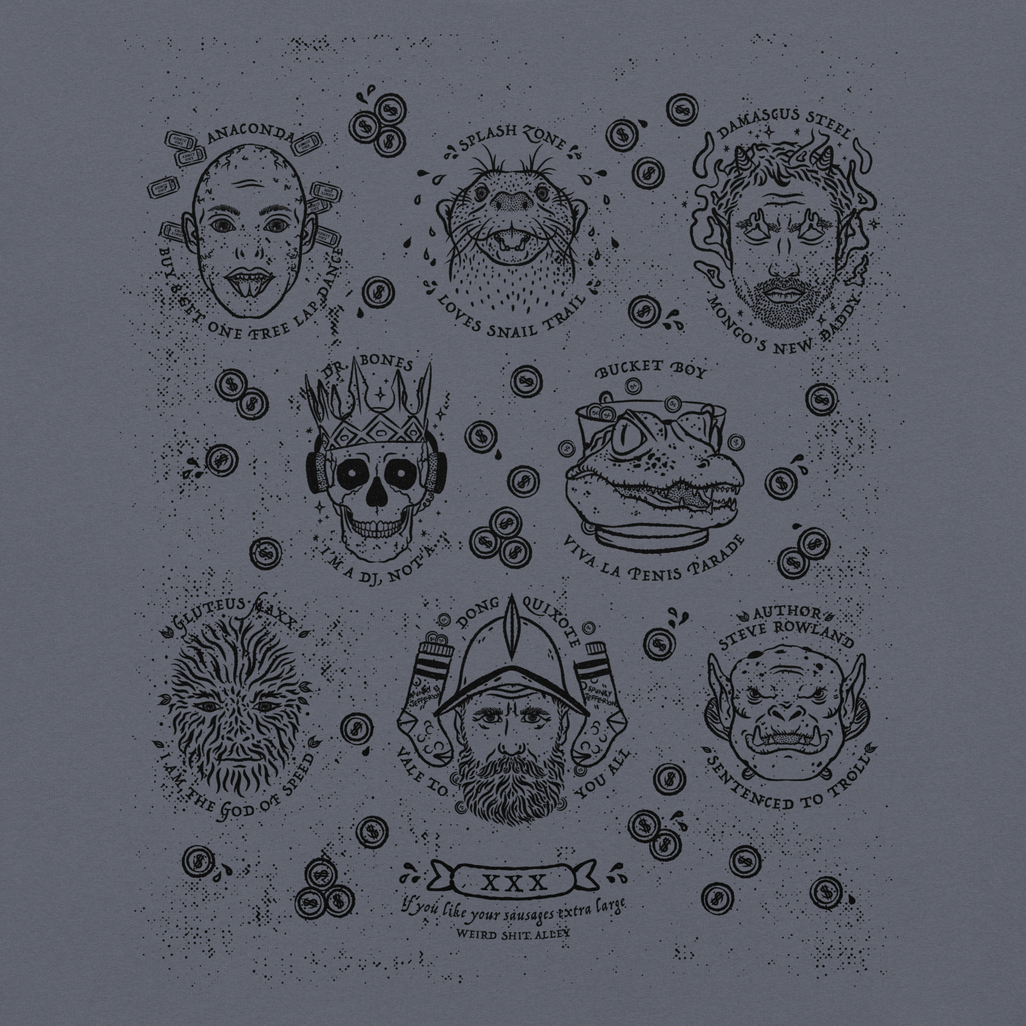 dungeon crawler carl penis parade shirt product mockup