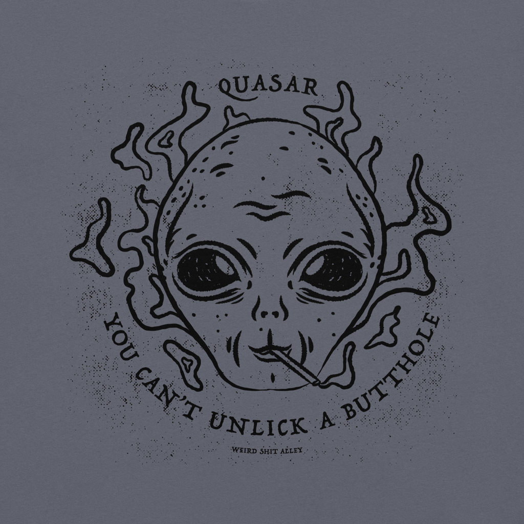dungeon crawler carl quasar you can't unlick a butthole shirt product mockup