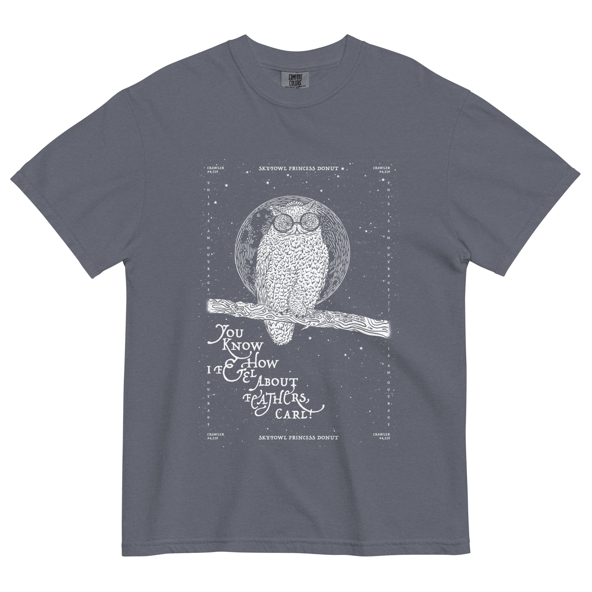 weird shit alley dungeon crawler carl skyfowl donut shirt product image