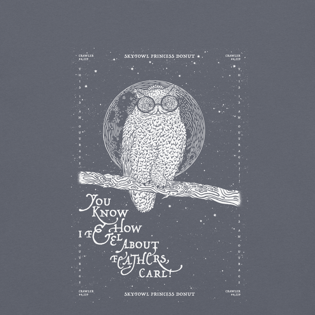 weird shit alley dungeon crawler carl skyfowl donut shirt product image