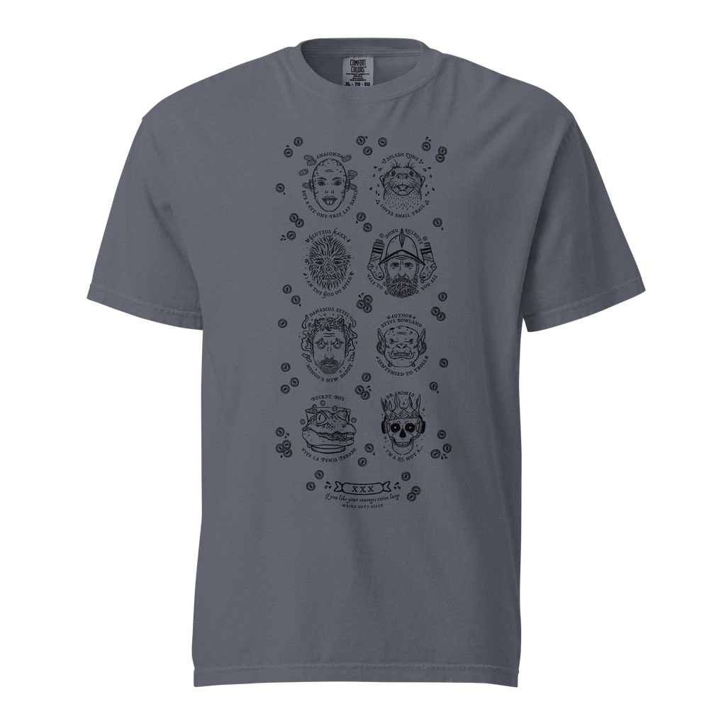 weird shit alley dungeon crawler carl penis parade vert tee product mockup