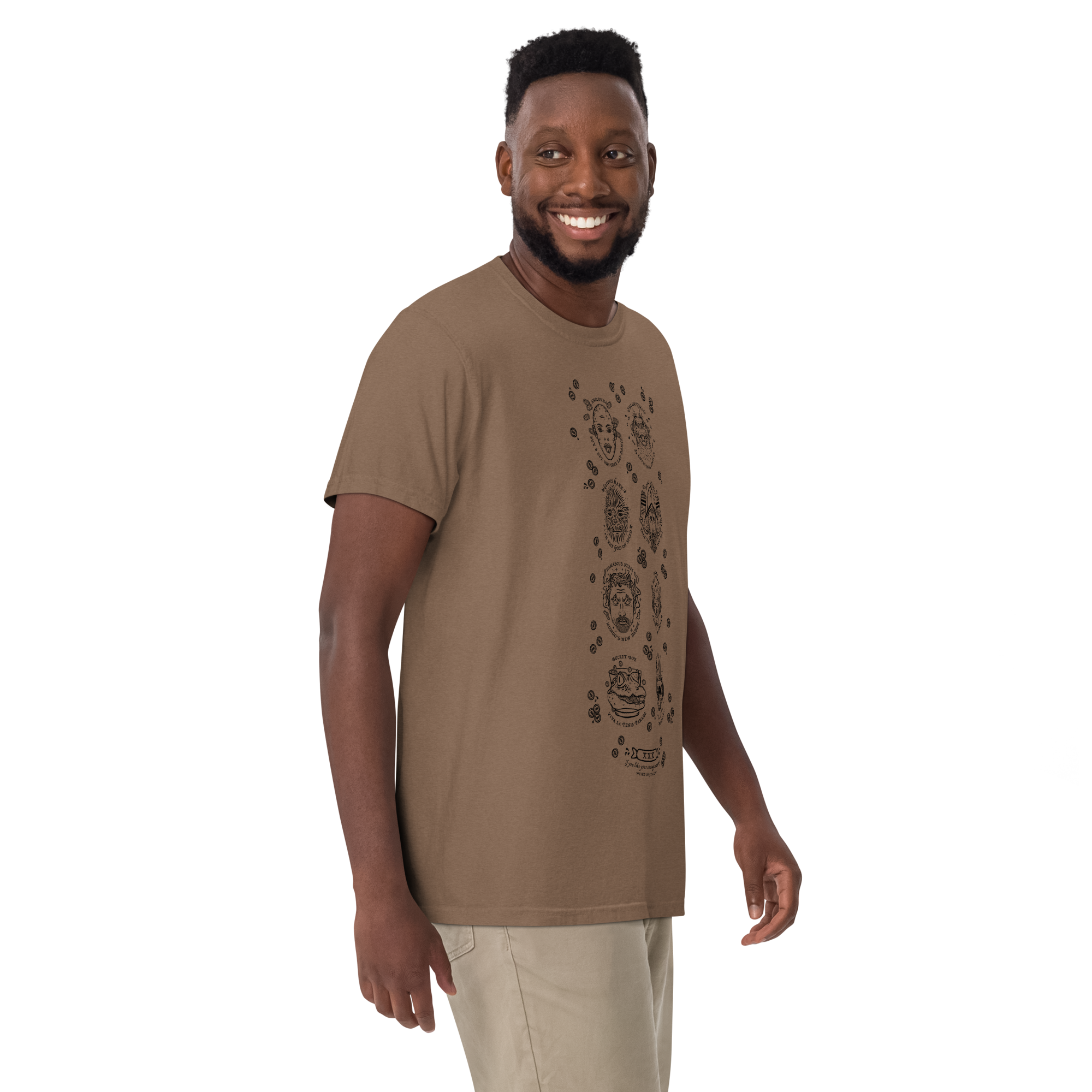 weird shit alley dungeon crawler carl penis parade vert tee product image