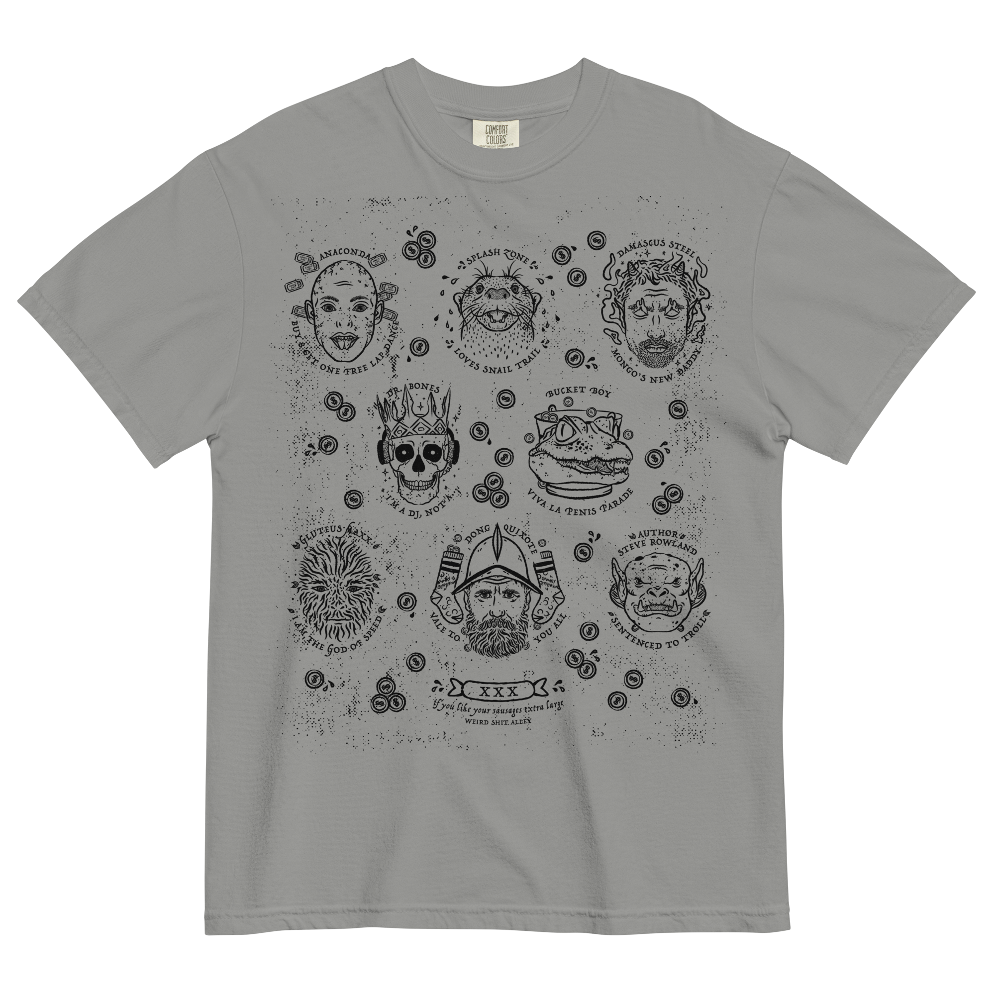 dungeon crawler carl penis parade shirt product mockup