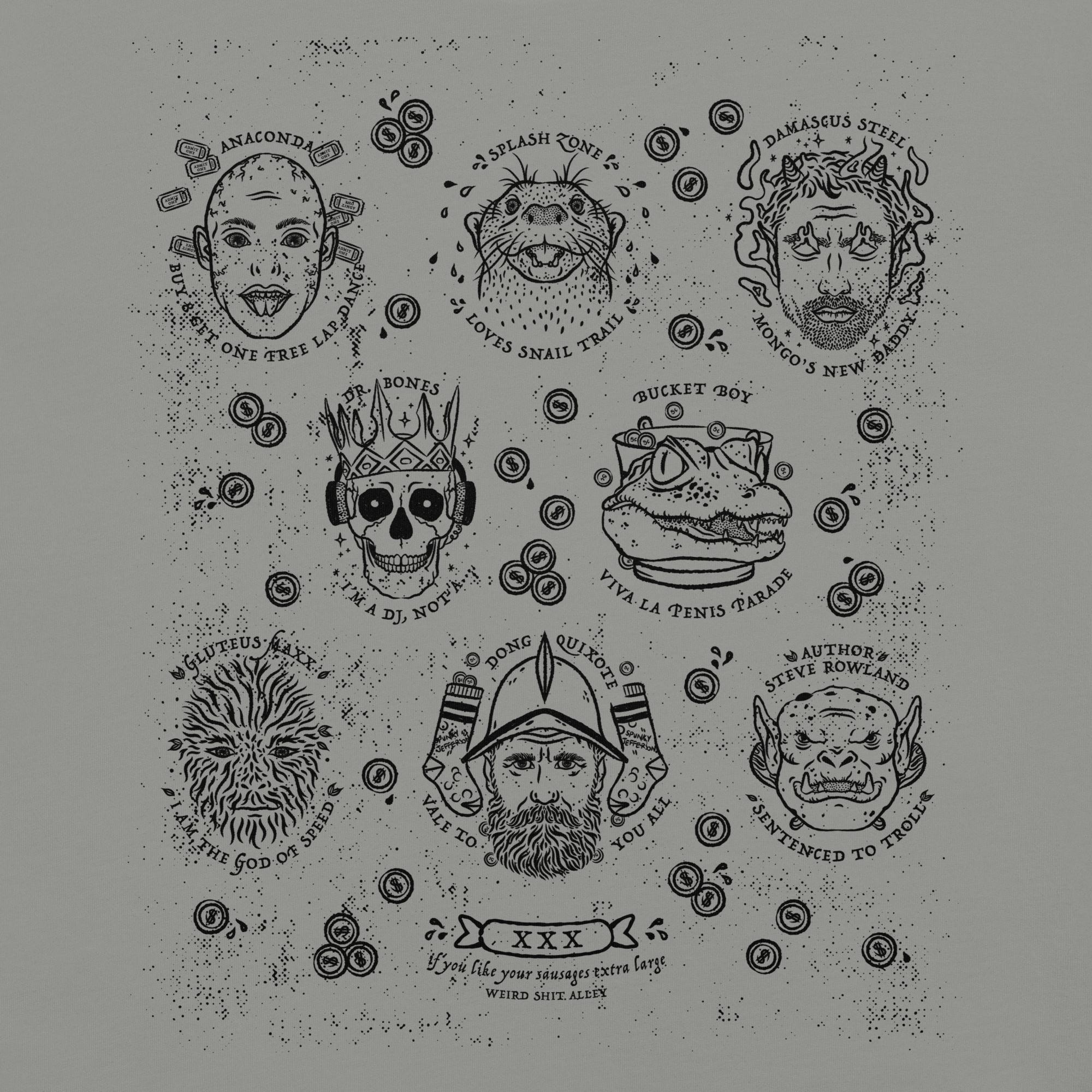 dungeon crawler carl penis parade shirt product mockup