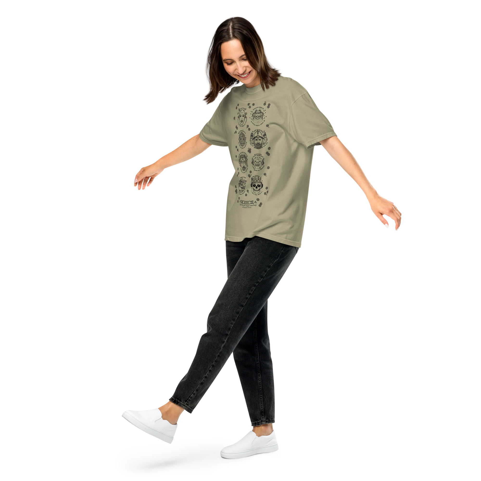weird shit alley dungeon crawler carl penis parade vert tee product image