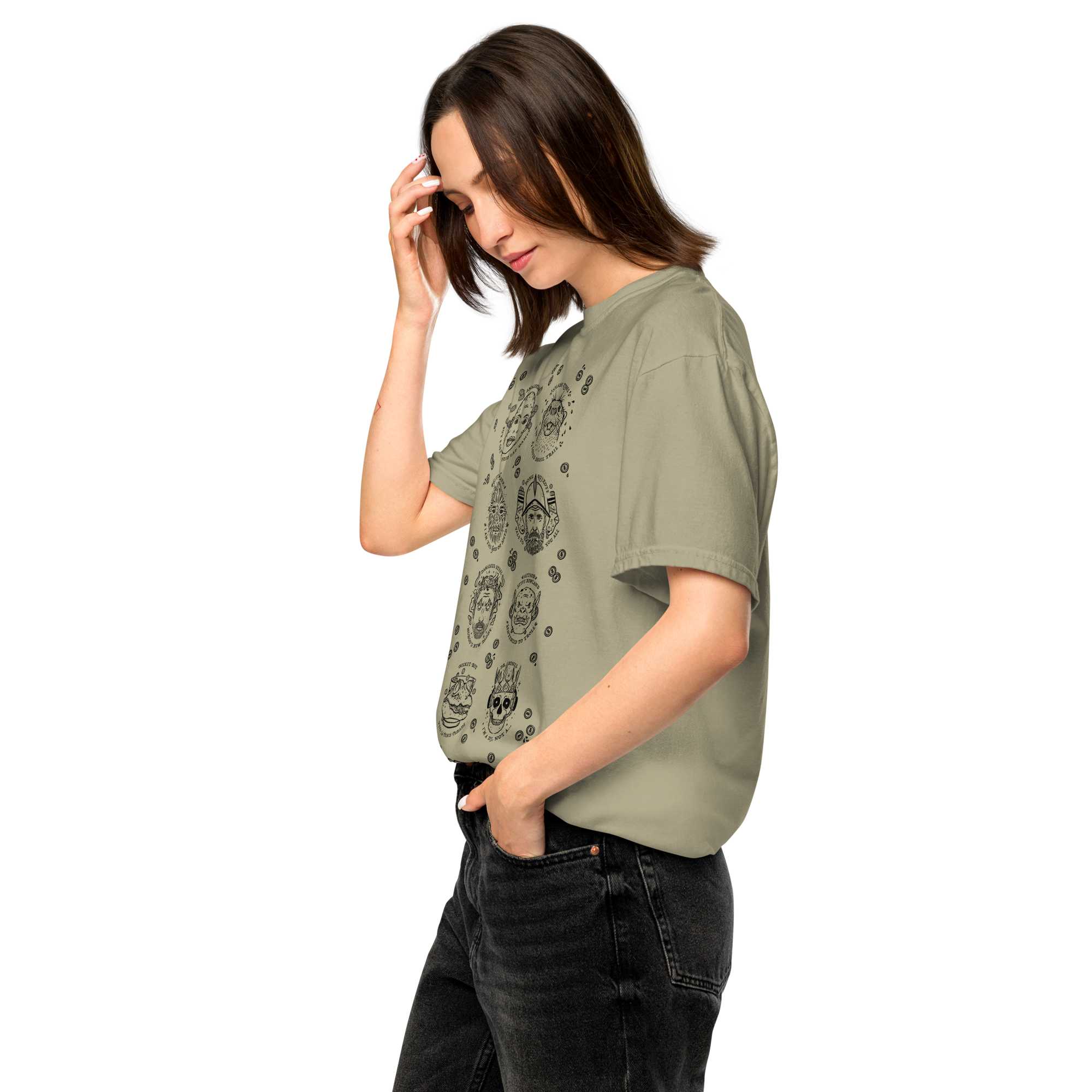weird shit alley dungeon crawler carl penis parade vert tee product image