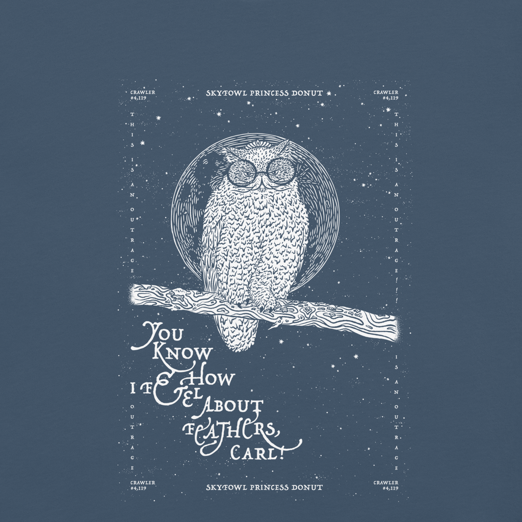 weird shit alley dungeon crawler carl skyfowl donut shirt product image