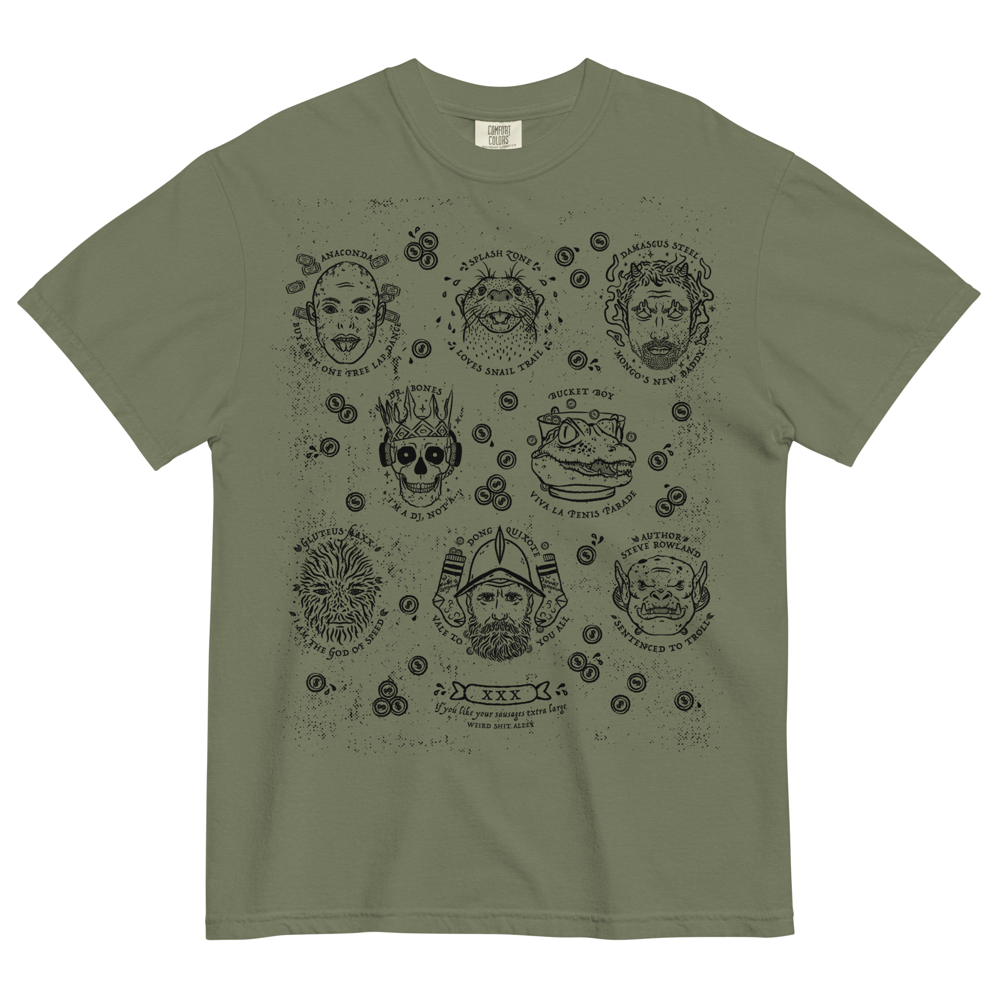 dungeon crawler carl penis parade shirt product mockup