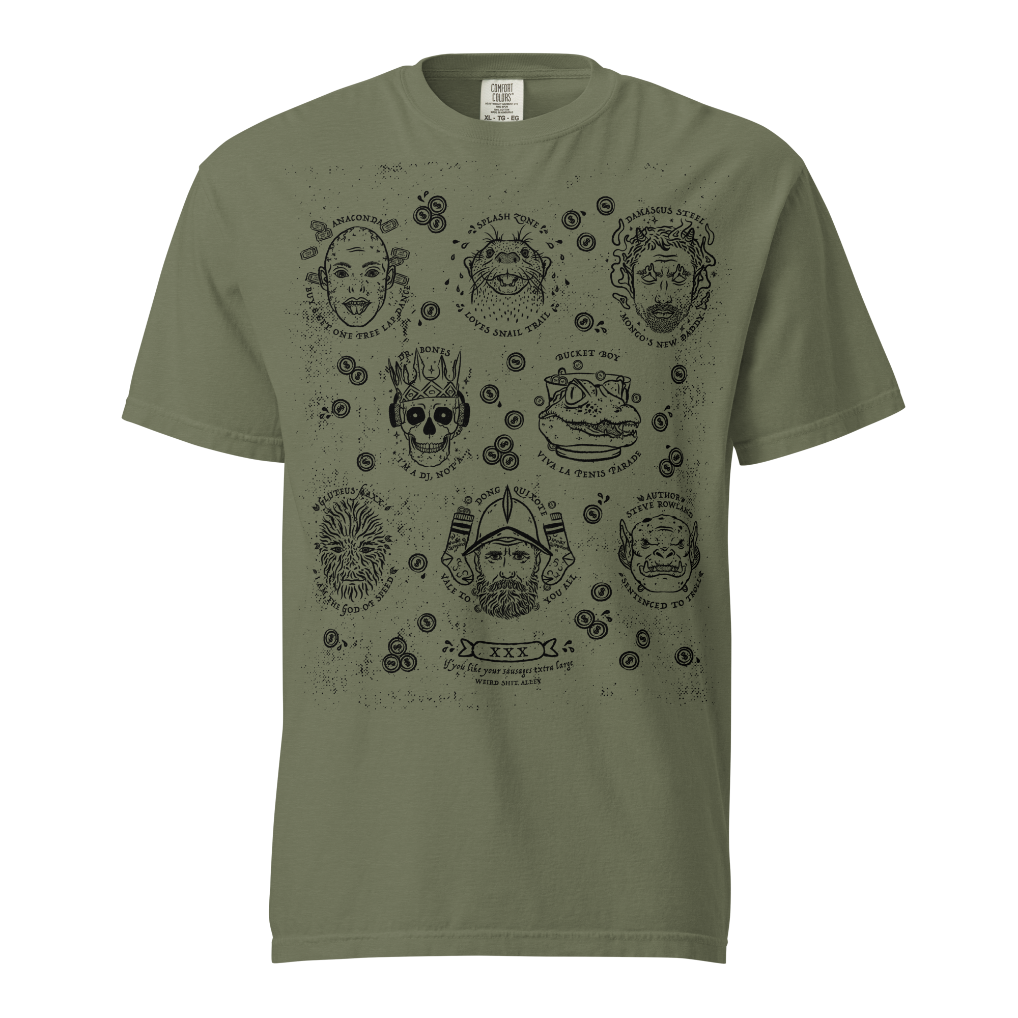 dungeon crawler carl penis parade shirt product mockup