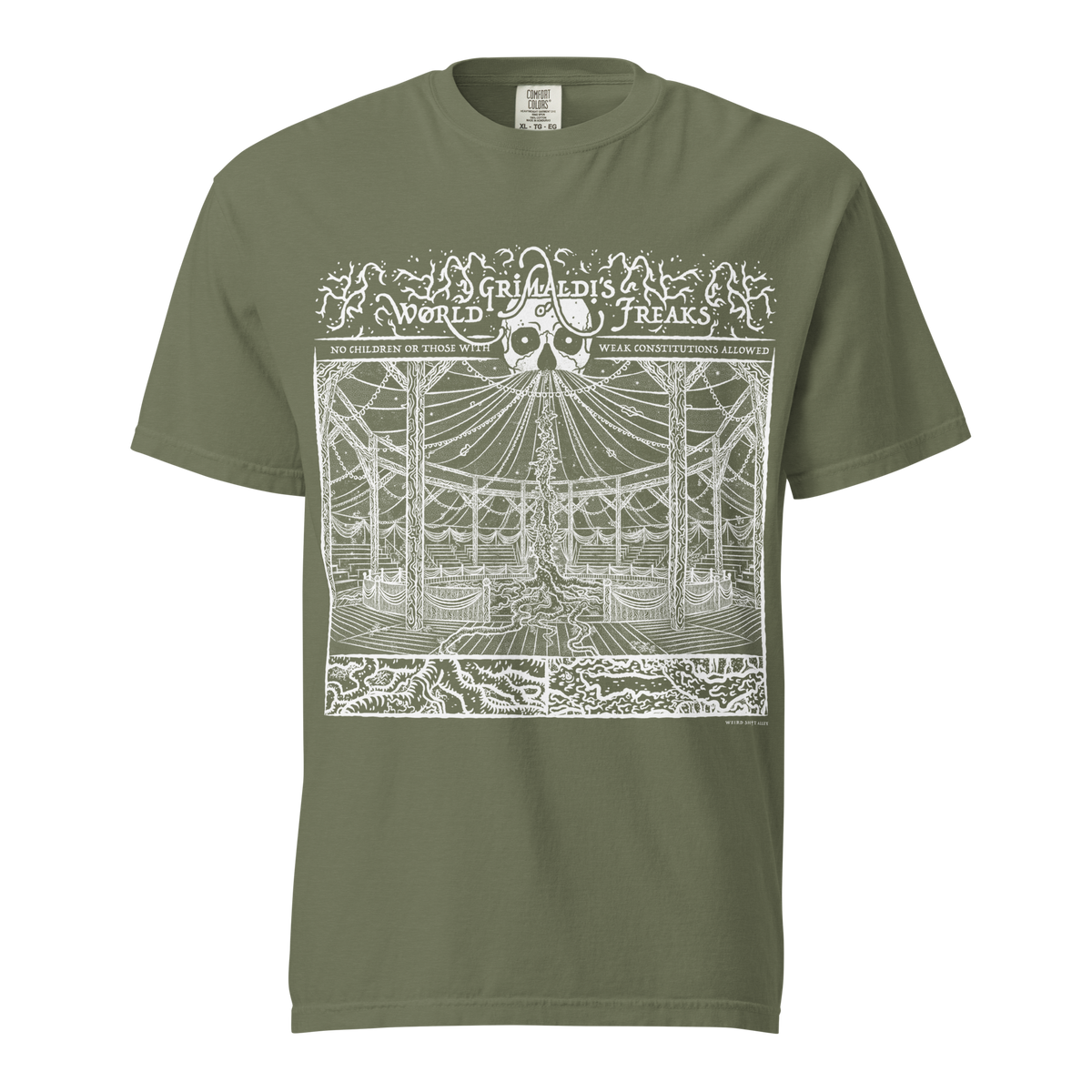 weird shit alley dungeon crawler carl grimaldis circus shirt product image