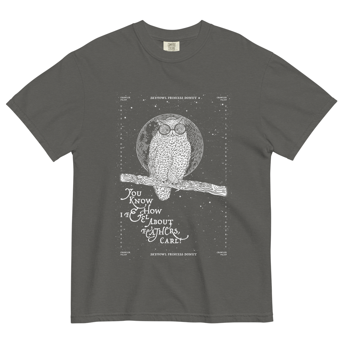 weird shit alley dungeon crawler carl skyfowl donut shirt product image