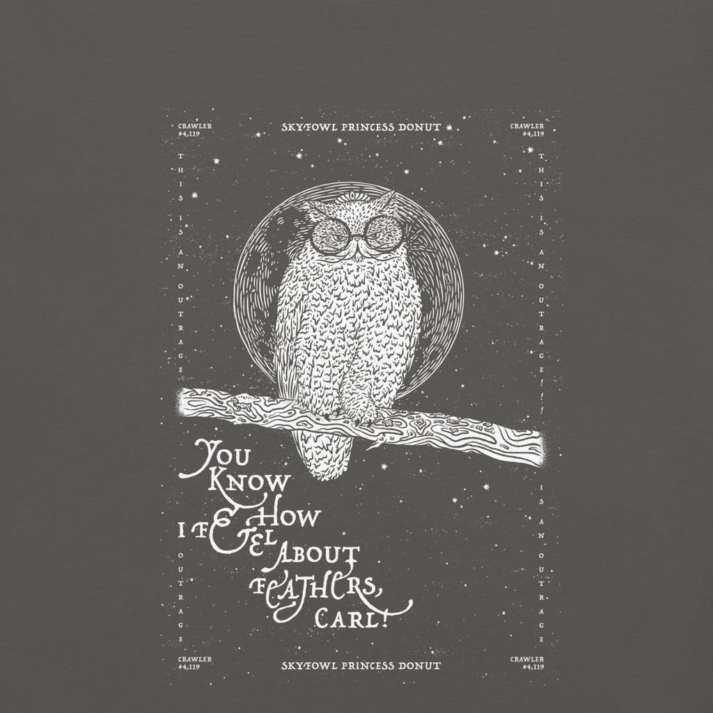 weird shit alley dungeon crawler carl skyfowl donut shirt product image
