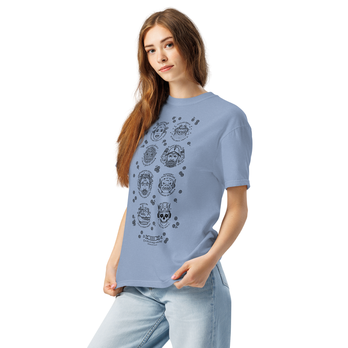 weird shit alley dungeon crawler carl penis parade vert tee product image
