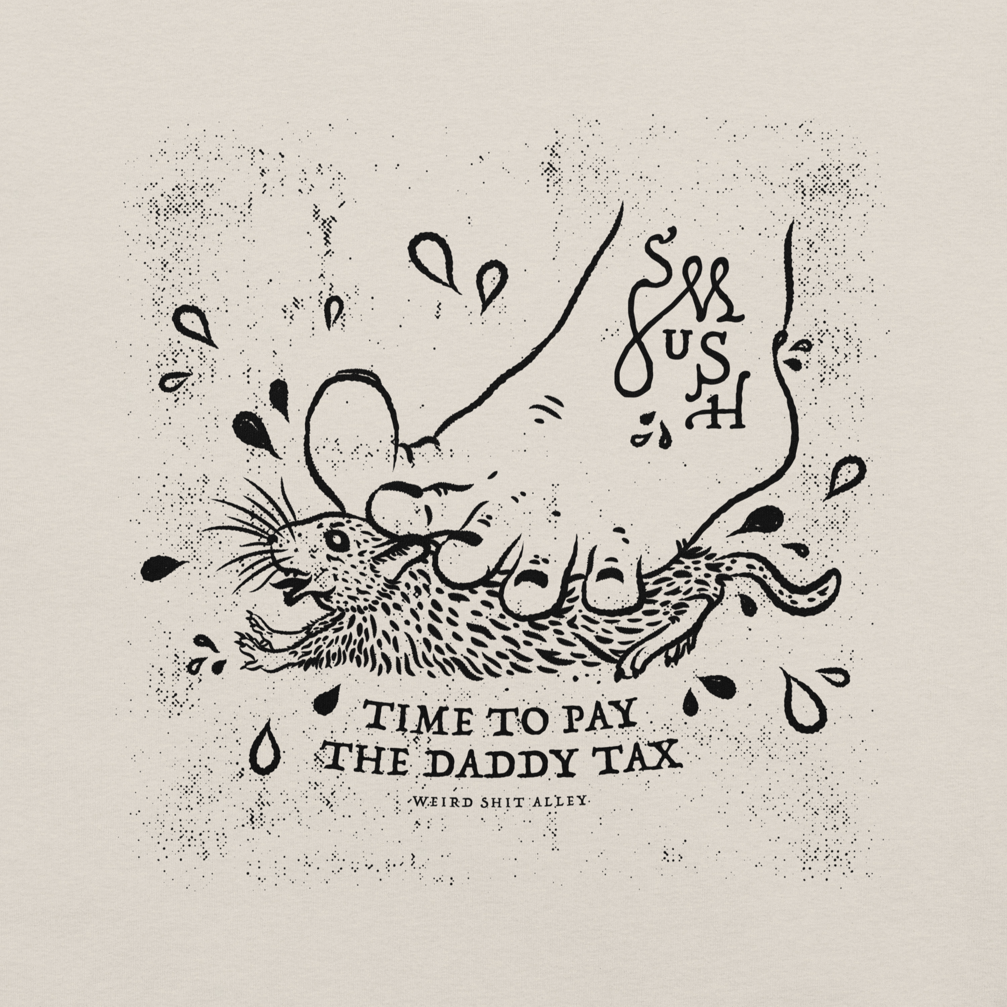 daddy tax shirt detailed product mockup image