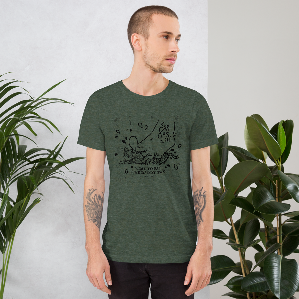daddy tax shirt product mockup