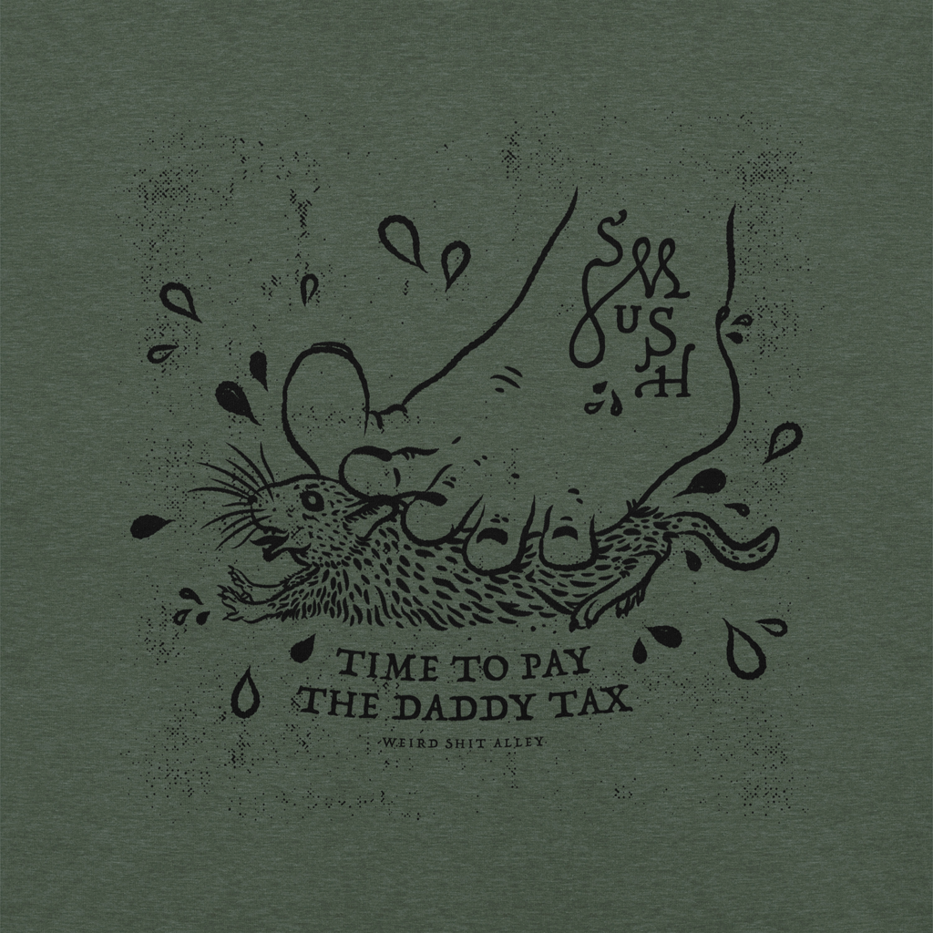 daddy tax shirt detailed product mockup image