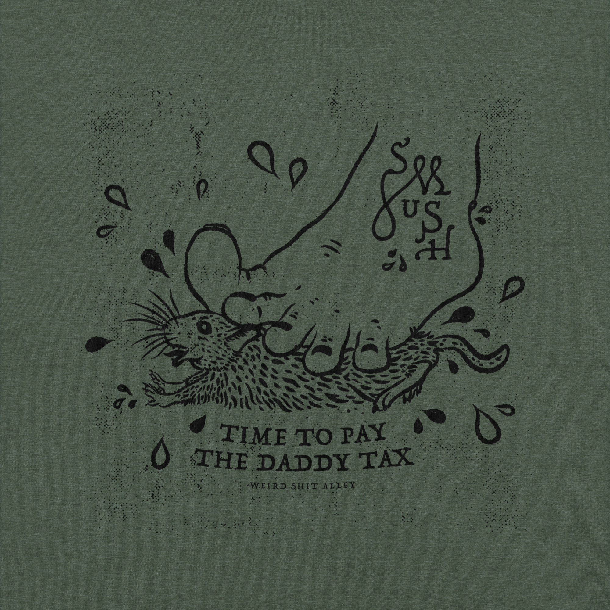 daddy tax shirt detailed product mockup image
