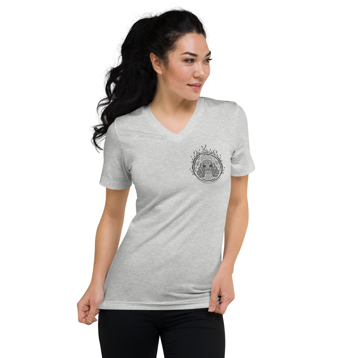 weird shit alley dungeon crawler carl society for the eradication of cocker spaniels TSECS v-neck shirt product image