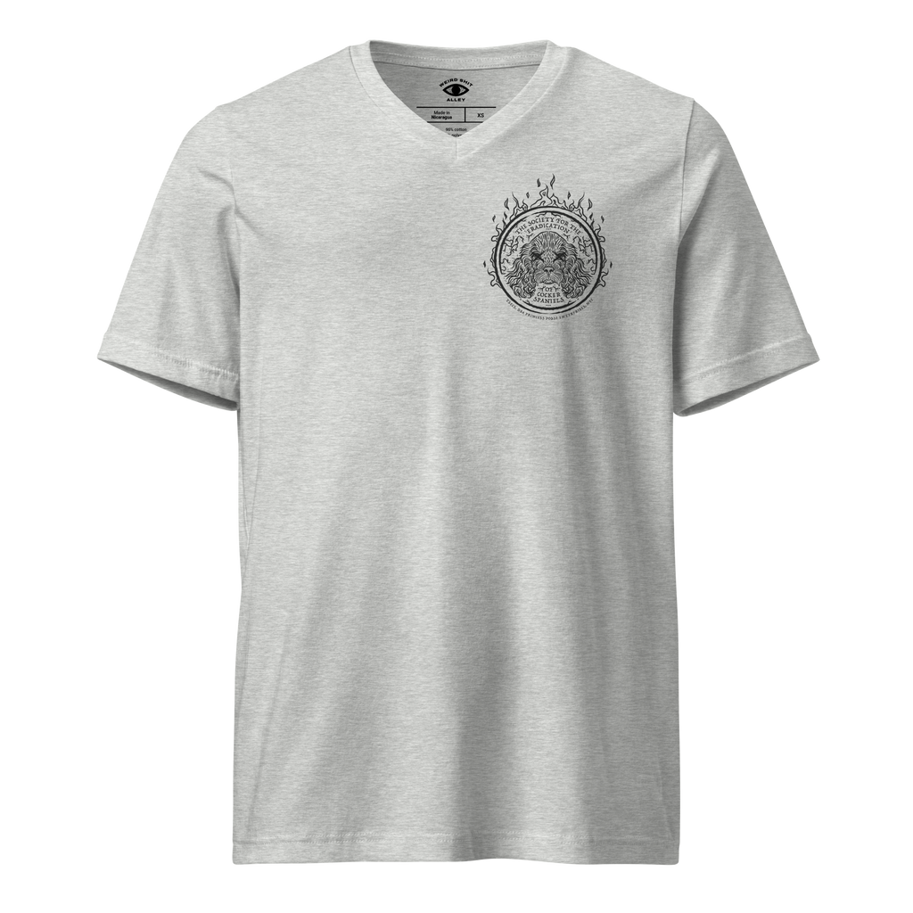 weird shit alley dungeon crawler carl society for the eradication of cocker spaniels TSECS v-neck shirt product image